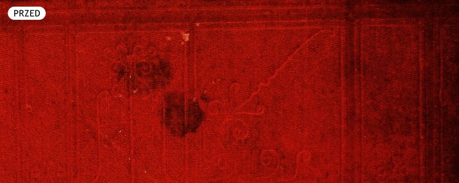 Renowacja okładek płóciennych